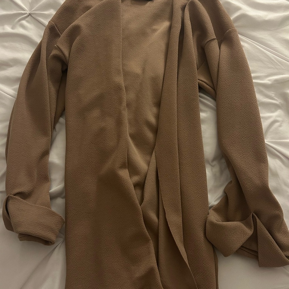 PrettyLittleThing Camel Cardigan